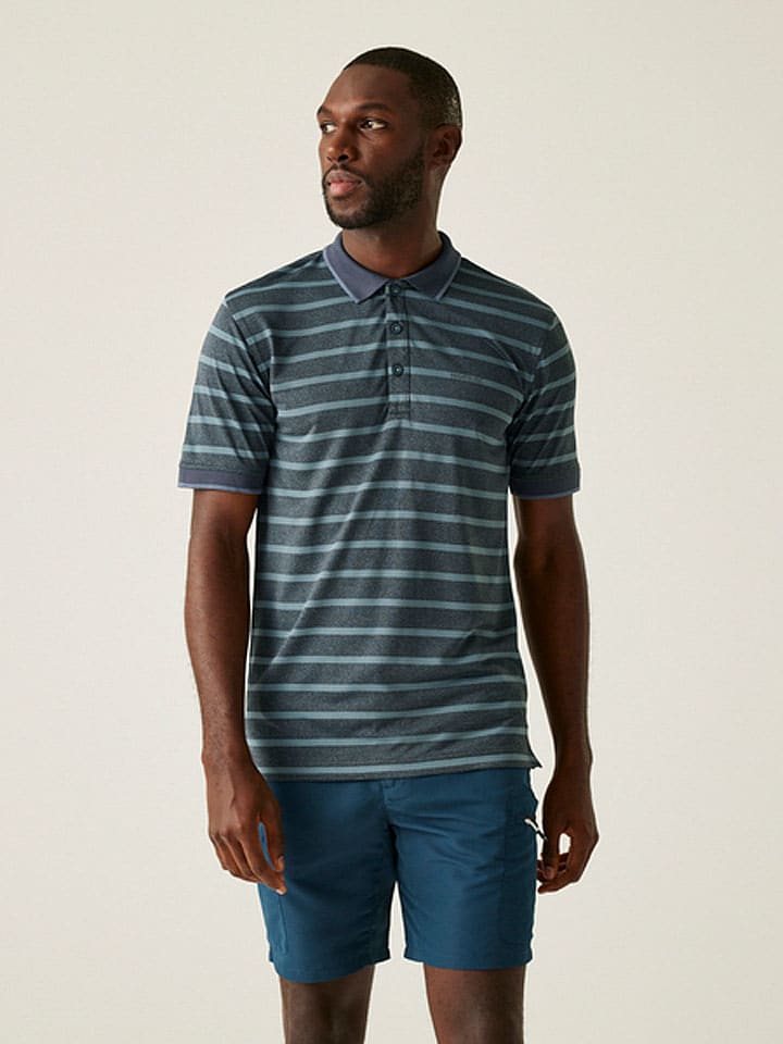 Regatta Koszulka polo "Kildra" w kolorze niebieskim rozmiar: XL