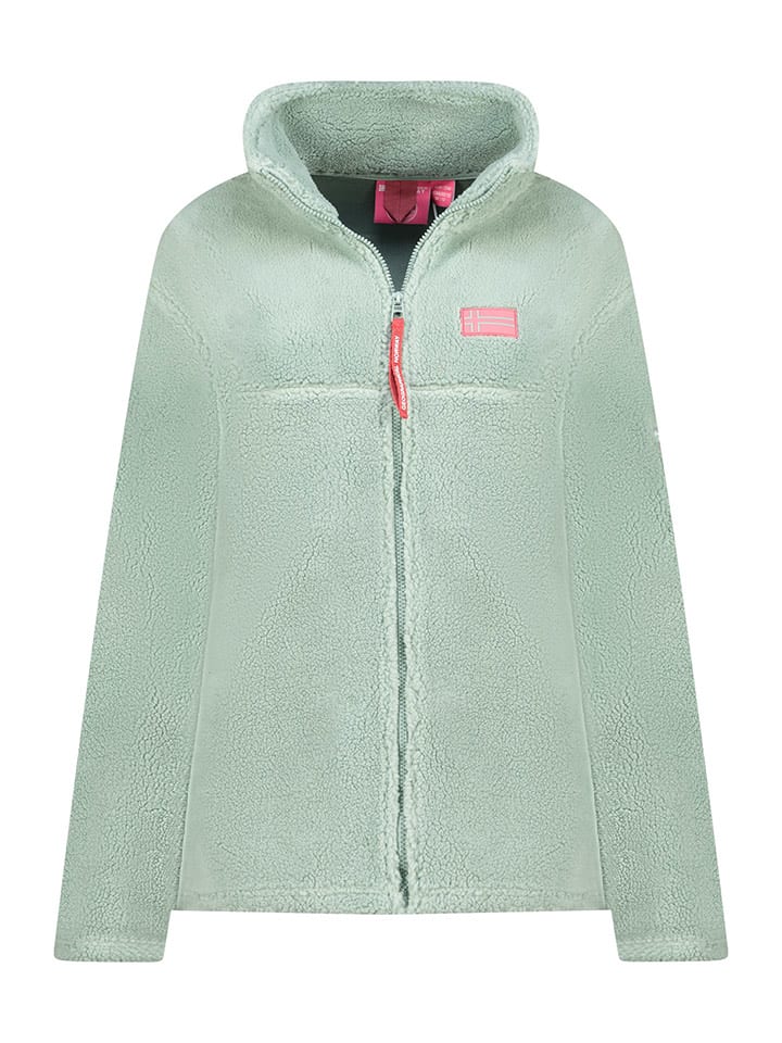 Geographical Norway Kurtka polarowa "Udolce" w kolorze miętowym rozmiar: XL
