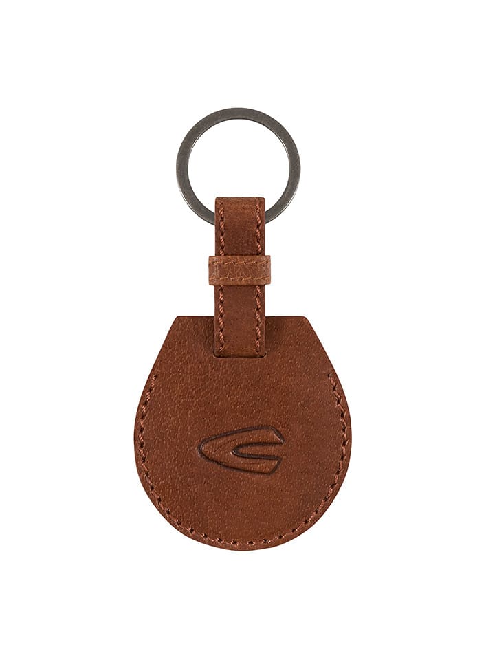 Camel Active Skórzany brelok "Field" w kolorze jasnobrązowym do kluczy - 5 x 10 x 1 cm rozmiar: onesize