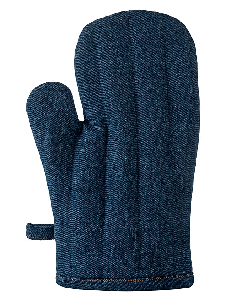 Sagaform Rękawica kuchenna "Aron" w kolorze granatowym - 30 x 16 cm rozmiar: onesize