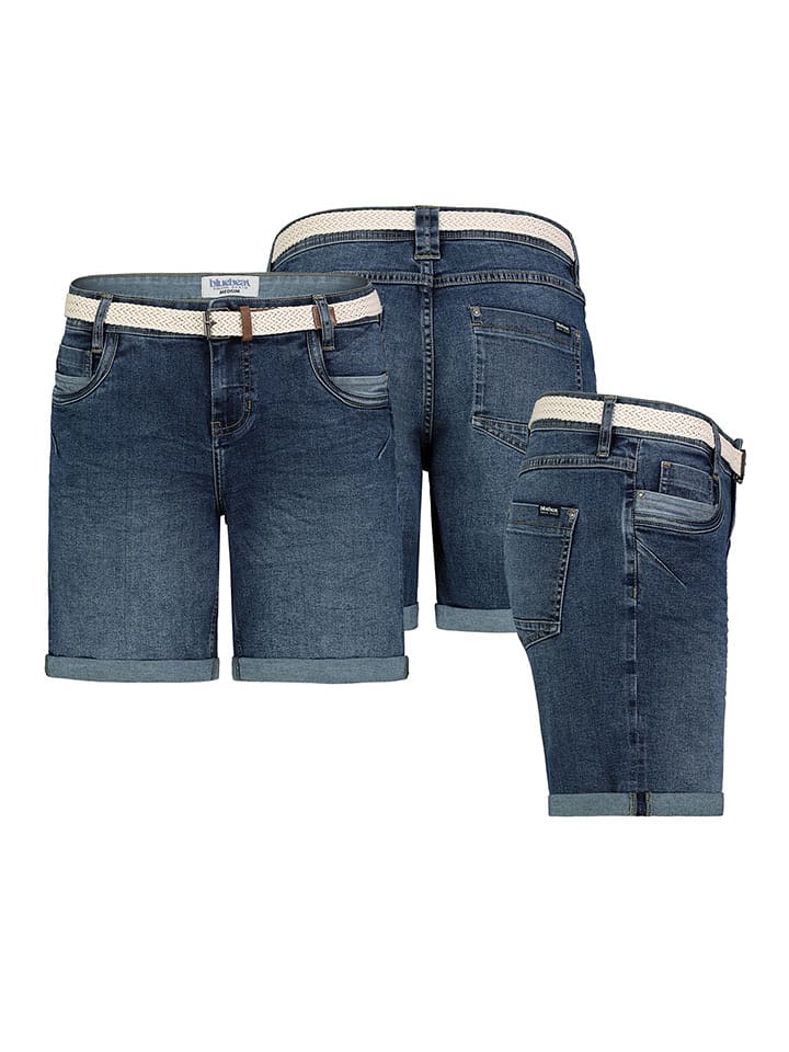 Sublevel Bermudy dżinsowe w kolorze granatowym rozmiar: XS