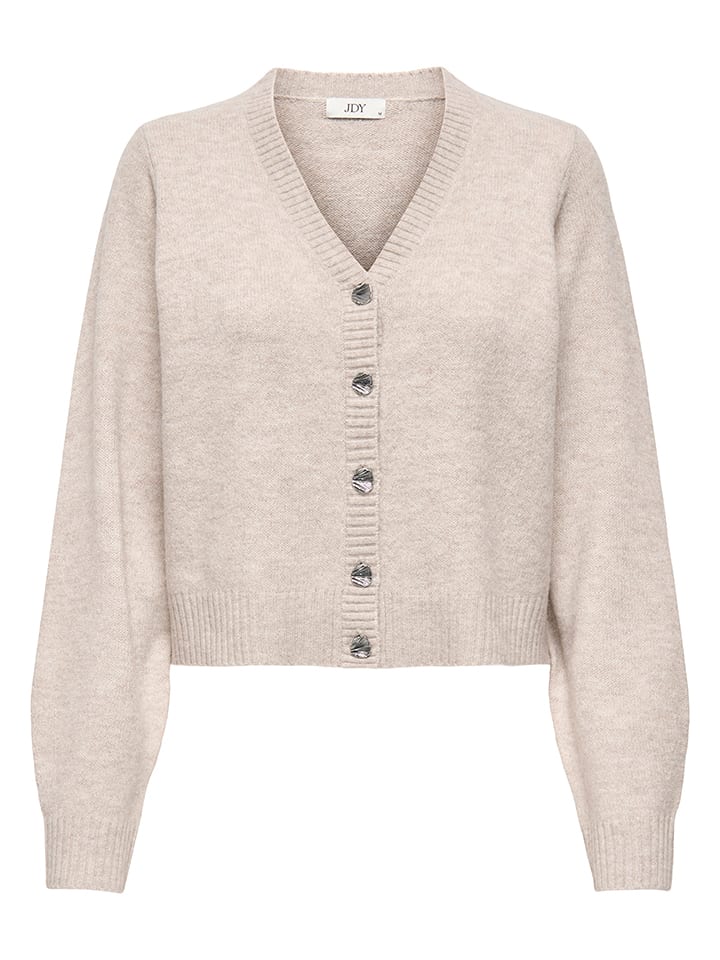 JDY Kardigan w kolorze beżowym rozmiar: L