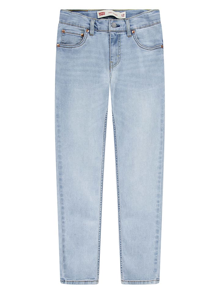 Levi's Kids Dżinsy "510" - Skinny fit - w kolorze błękitnym rozmiar: 128