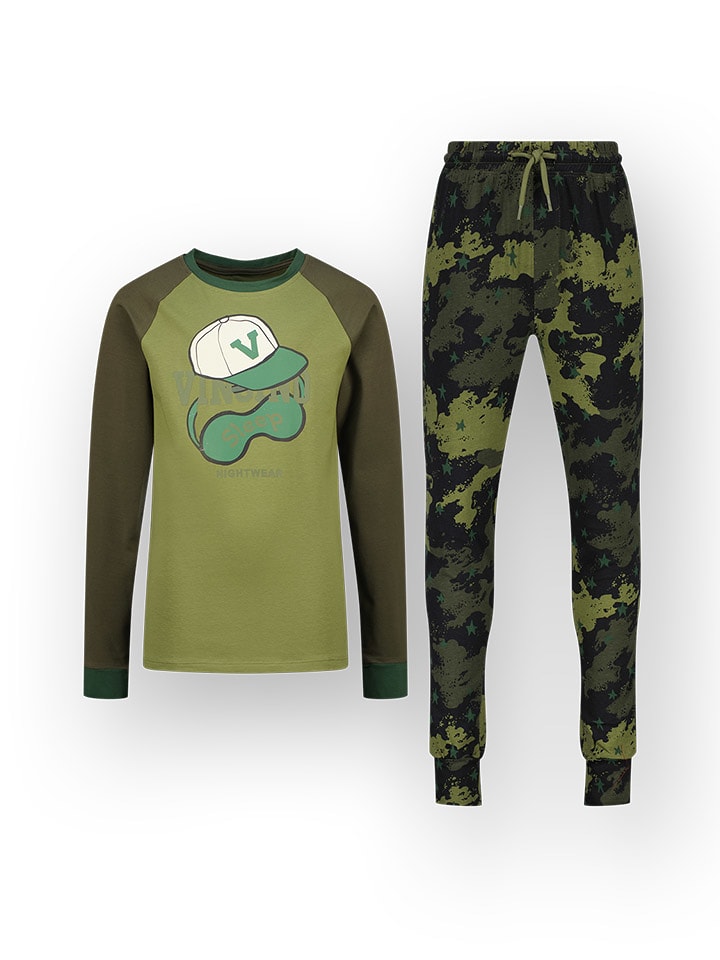 Vingino Piżama w kolorze khaki rozmiar: 158/164