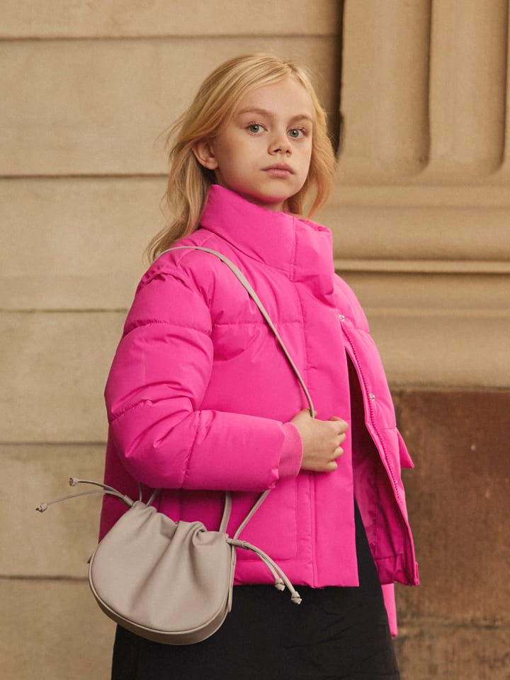 name it Kurtka pikowana "Magda" w kolorze różowym rozmiar: 134