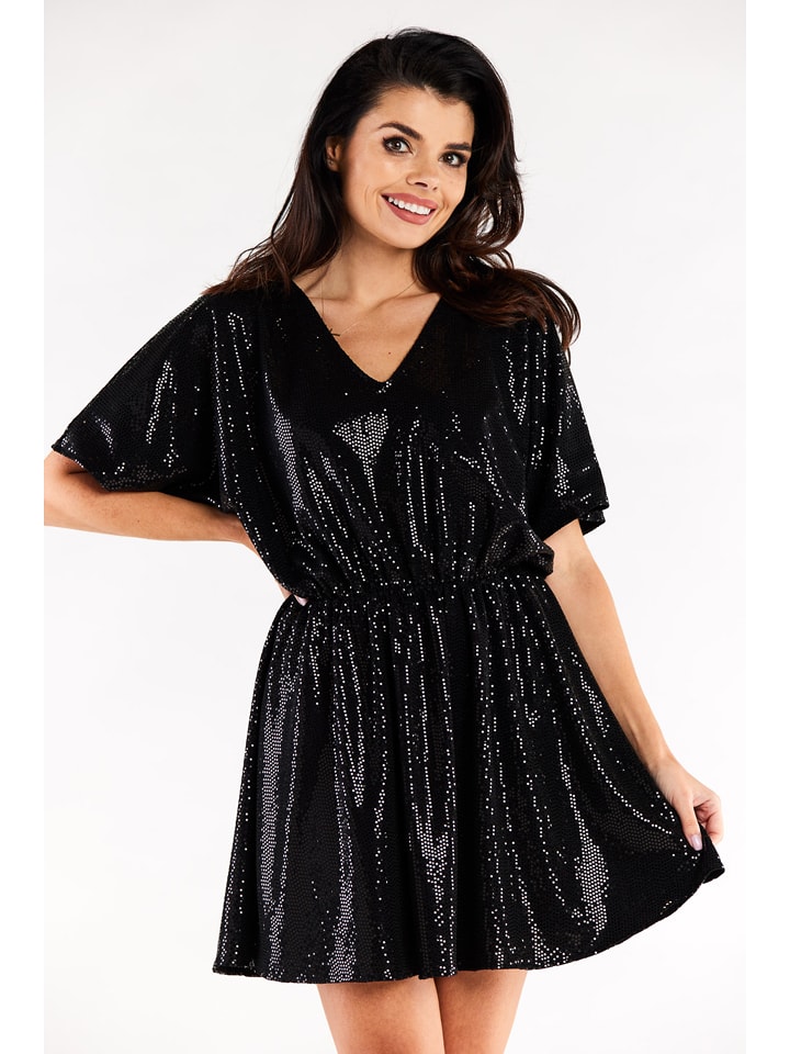 Awama Sukienka w kolorze czarnym rozmiar: onesize