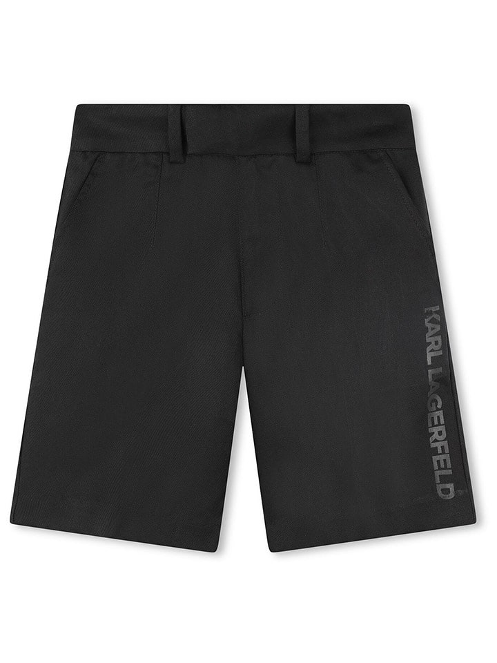 Karl Lagerfeld Kids Bermudy w kolorze czarnym rozmiar: 176