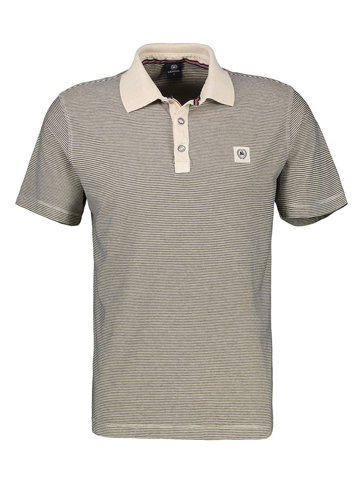 Lerros Koszulka polo w kolorze beżowym rozmiar: L