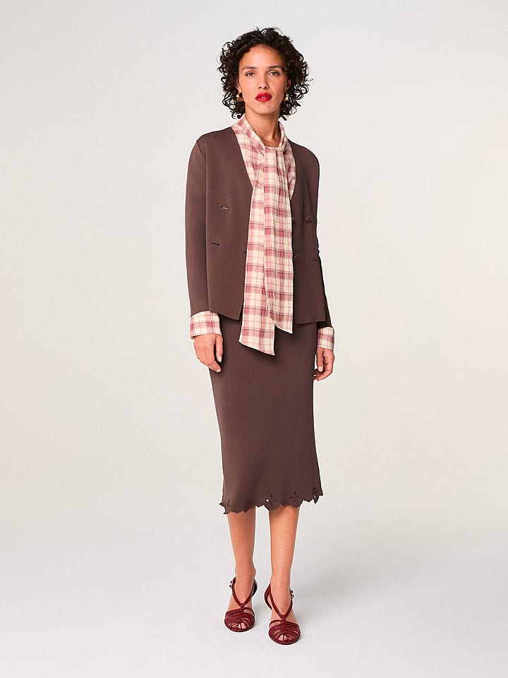 Rodier Kardigan w kolorze brązowym rozmiar: XL