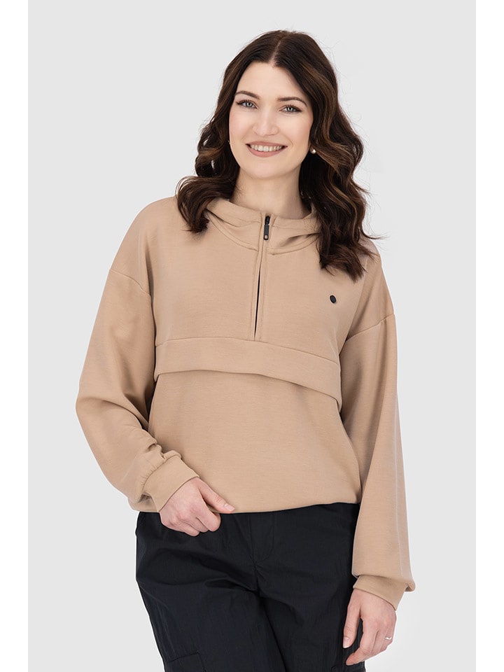 alife and kickin Bluza "Majvi" w kolorze beżowym rozmiar: S