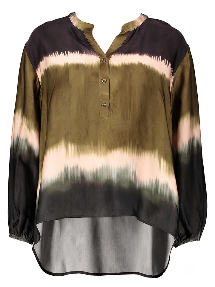 miss goodlife Bluzka w kolorze oliwkowo-antracytowym rozmiar: S