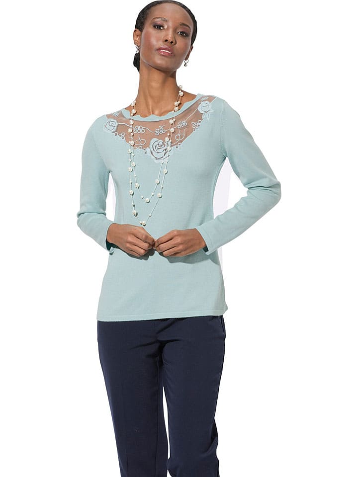 WITT WEIDEN Sweter w kolorze błękitnym rozmiar: 40