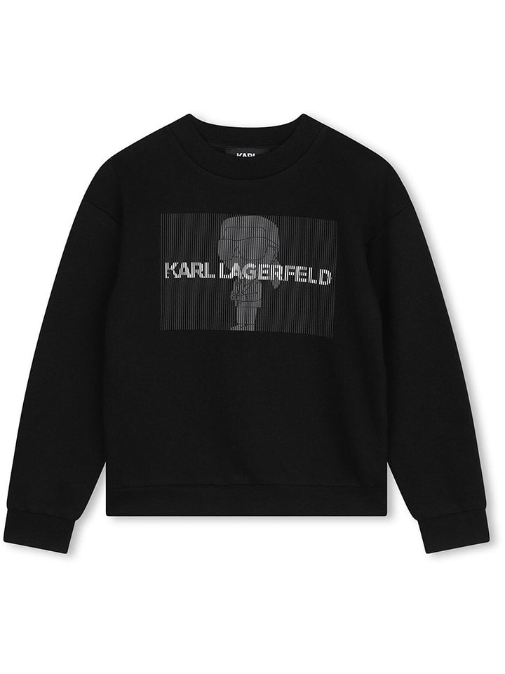 Karl Lagerfeld Kids Bluza w kolorze czarnym rozmiar: 164