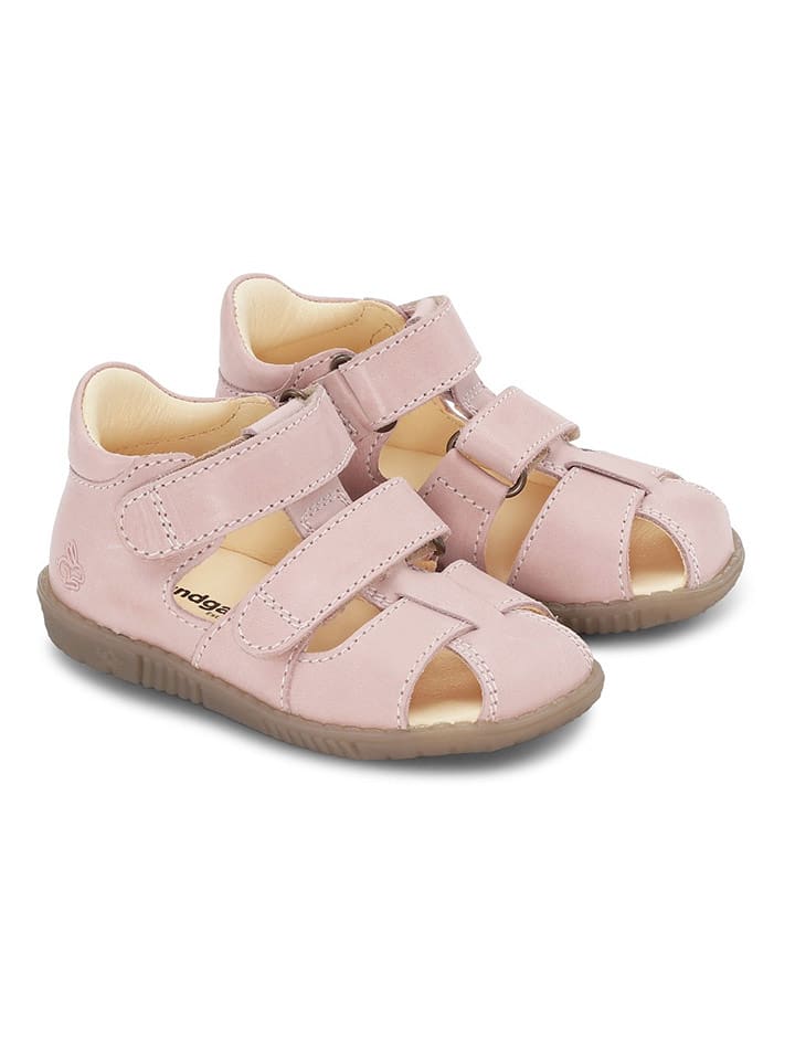 Bundgaard Skórzane półsandały "Ranjo" w kolorze jasnoróżowym rozmiar: 22