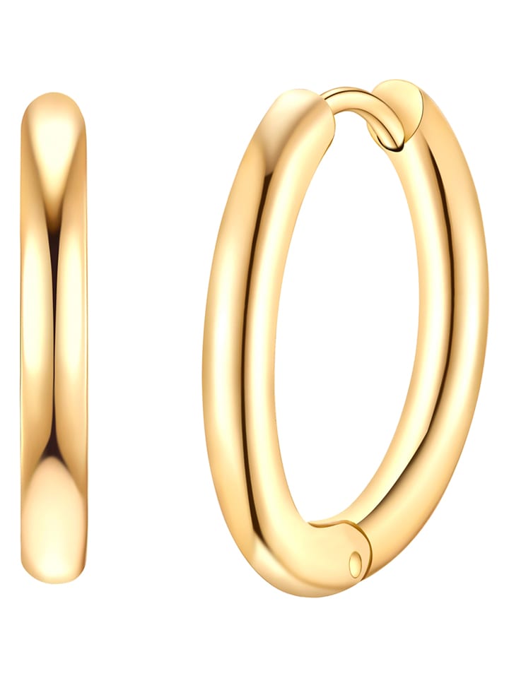 Eastside NY Pozłacane kolczyki-kreole rozmiar: onesize