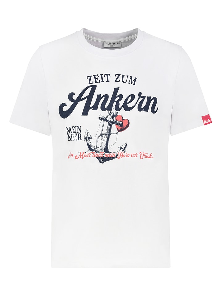 Eight2Nine Koszulka w kolorze białym rozmiar: M