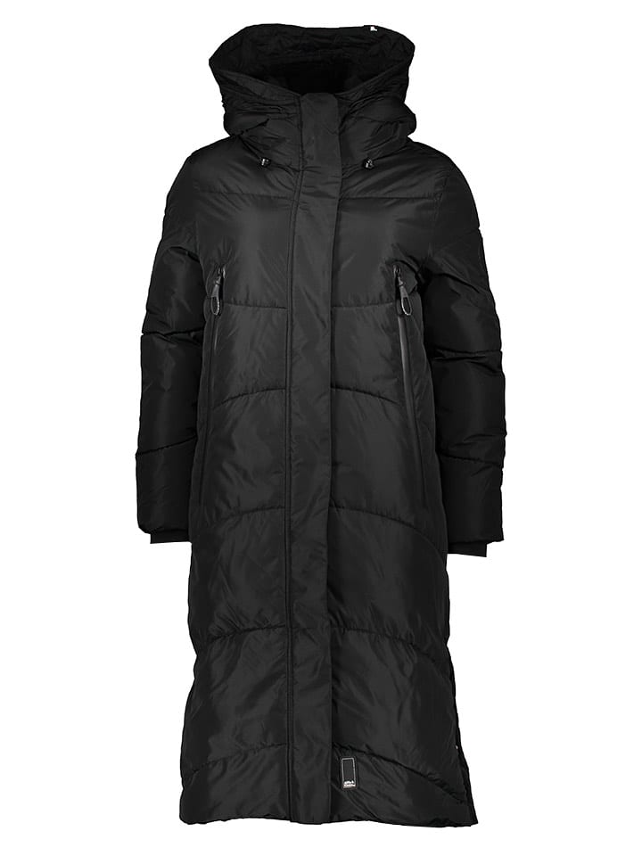 alife and kickin Płaszcz zimowy "Juna" w kolorze czarnym rozmiar: XL