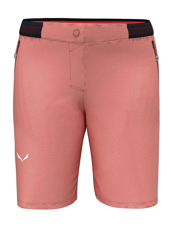 Salewa Szorty funkcyjne w kolorze jasnoróżowo-czarnym rozmiar: 36