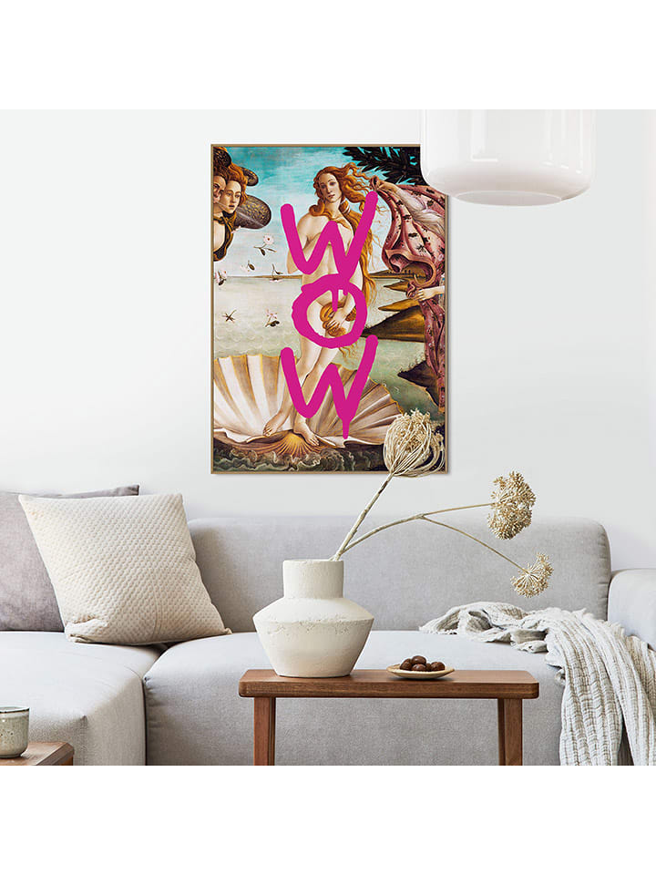 Orangewallz Druk artystyczny "Venus Oh La La" w ramce rozmiar: 50x70 cm