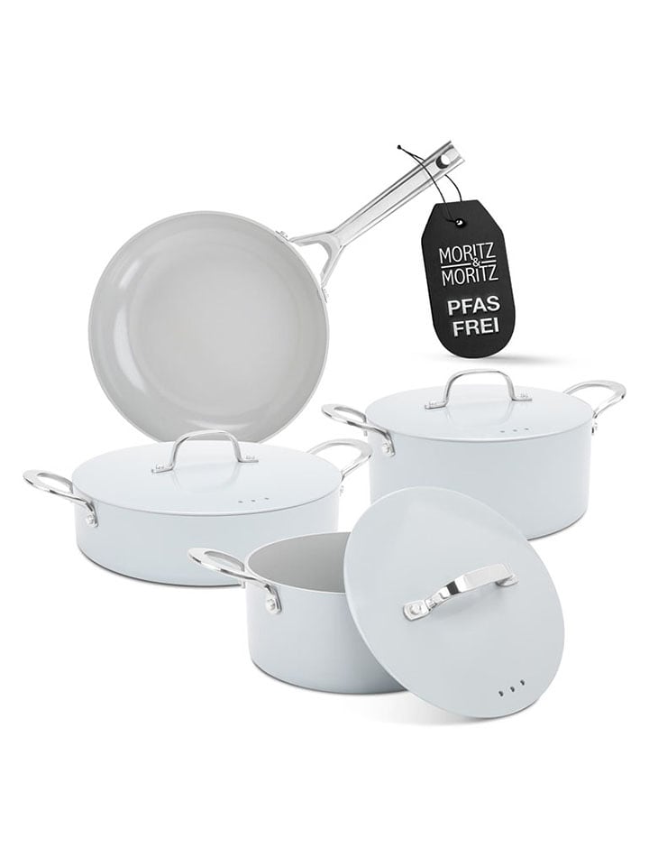 Moritz & Moritz 7-częściowy zestaw w kolorze jasnoszarym rozmiar: onesize