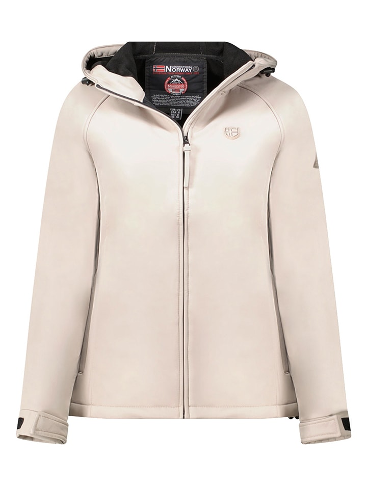 Geographical Norway Kurtka softshellowa "Tamilatal" w kolorze beżowym rozmiar: M