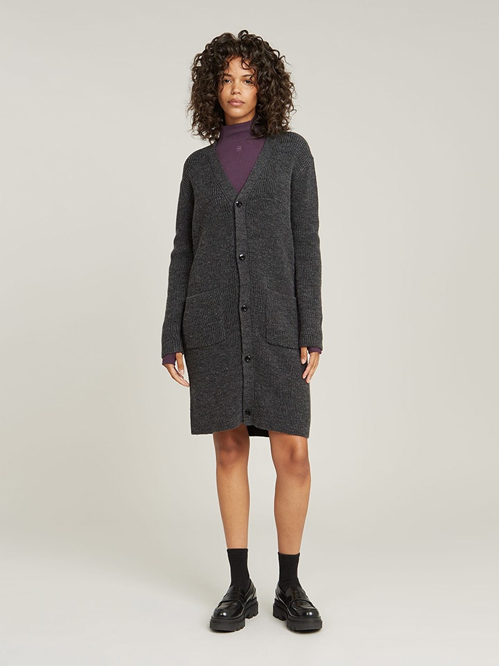 G-Star Kardigan w kolorze antracytowym rozmiar: L