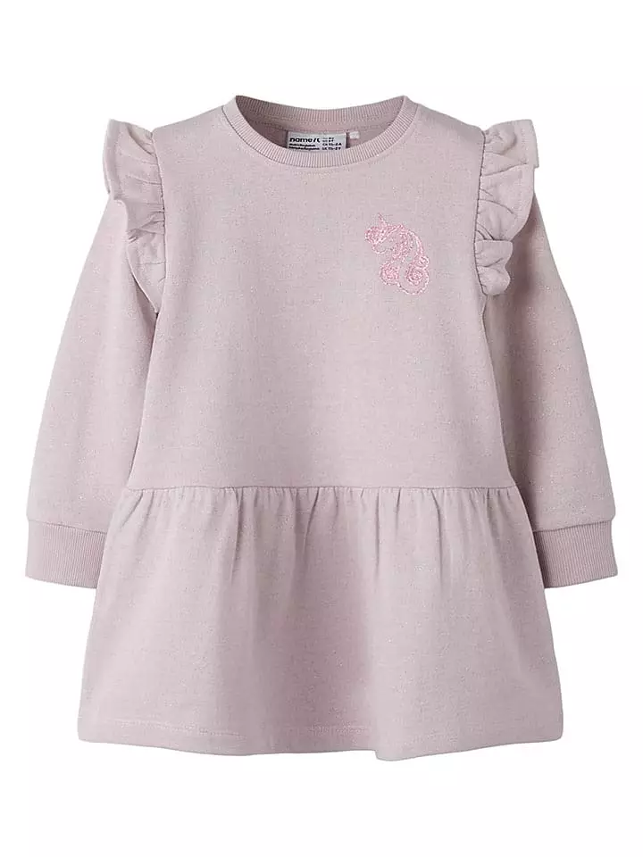 name it Sukienka "Tidle" w kolorze szaroróżowym rozmiar: 116