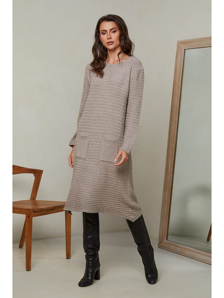 Joséfine Sukienka "Mahony" w kolorze brązowym rozmiar: S