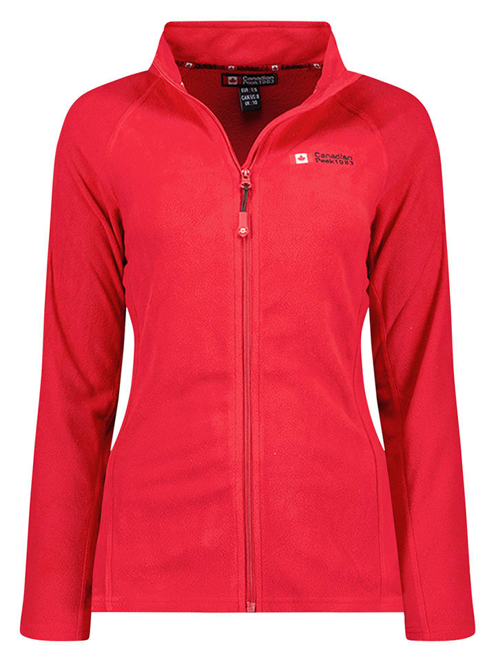 Canadian Peak Kurtka polarowa "Tugeak" w kolorze czerwonym rozmiar: M