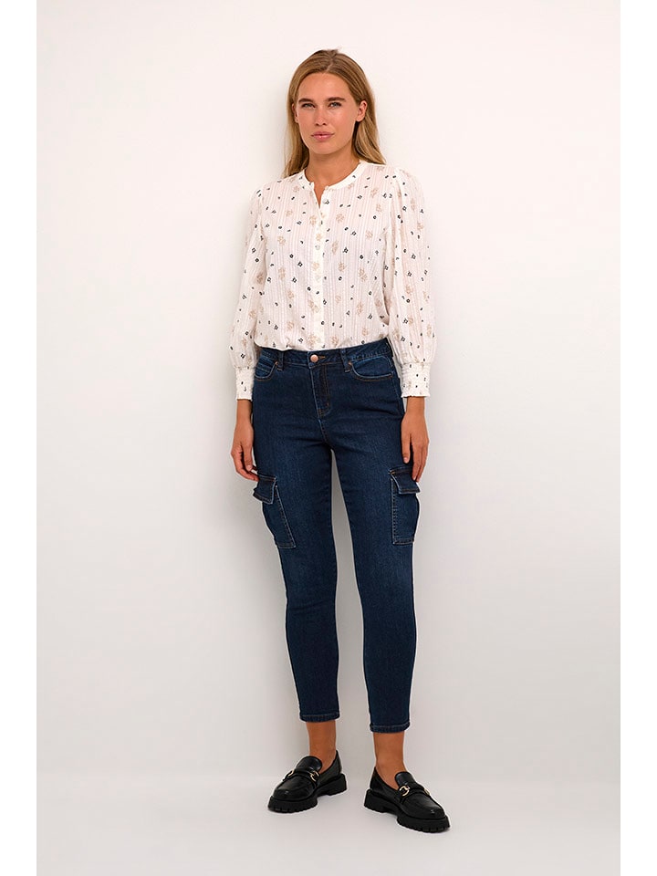 Kaffe Dżinsy - Slim fit - w kolorze granatowym rozmiar: 34