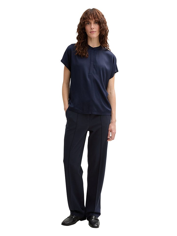 Tom Tailor Bluzka w kolorze granatowym rozmiar: S