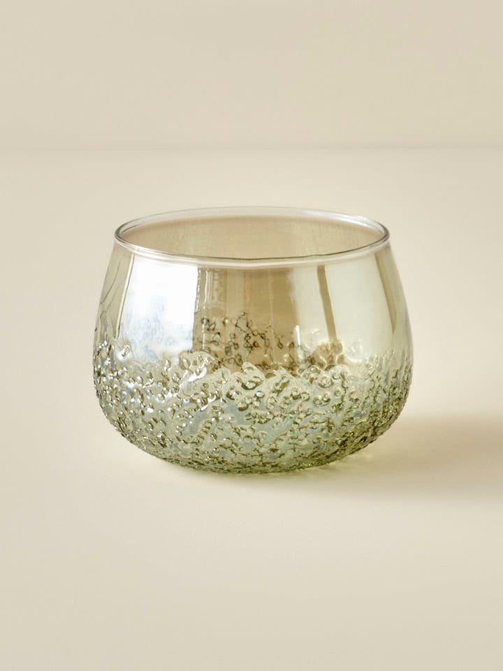 BELLA MAISON Świecznik "Shiny" w kolorze zielonym - wys. 8,5 x Ø 11 cm rozmiar: onesize