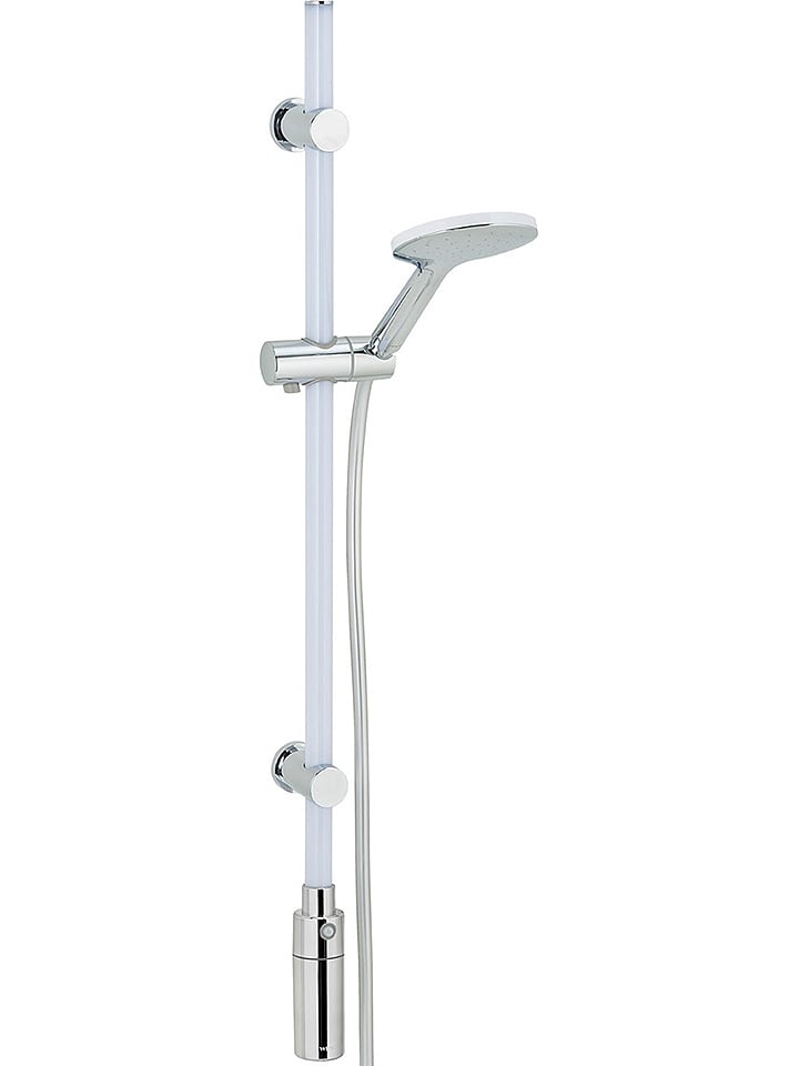 Wenko Zestaw prysznicowy w kolorze biało-srebrnym z funkcją zmiany koloru rozmiar: onesize