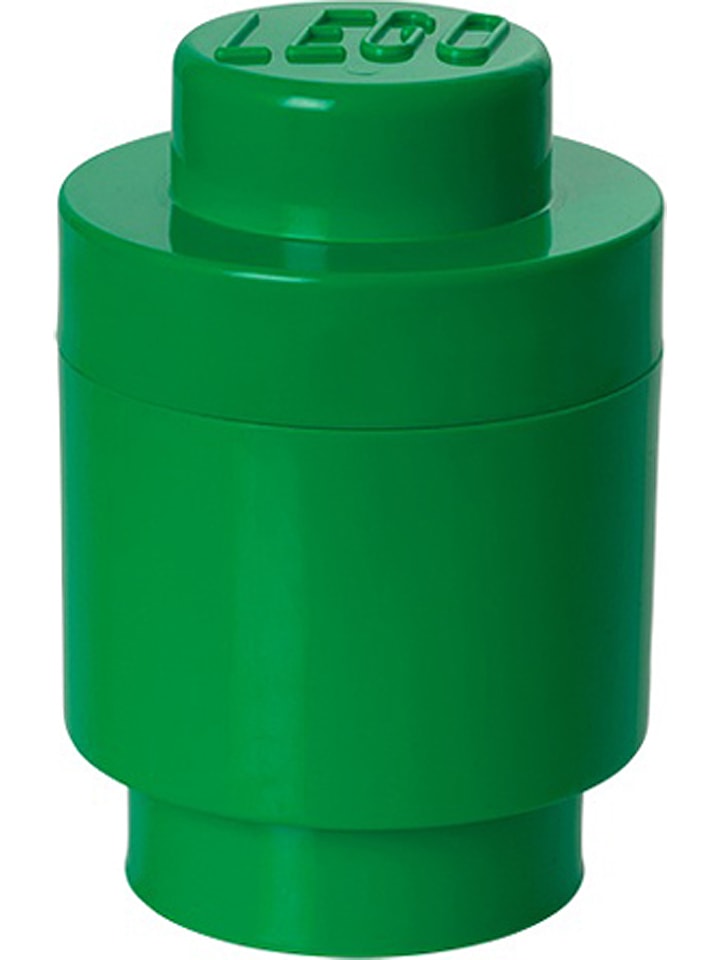 LEGO Pojemnik "Brick 1" w kolorze zielonym - wys. 18,3 x Ø 12,3 cm rozmiar: onesize