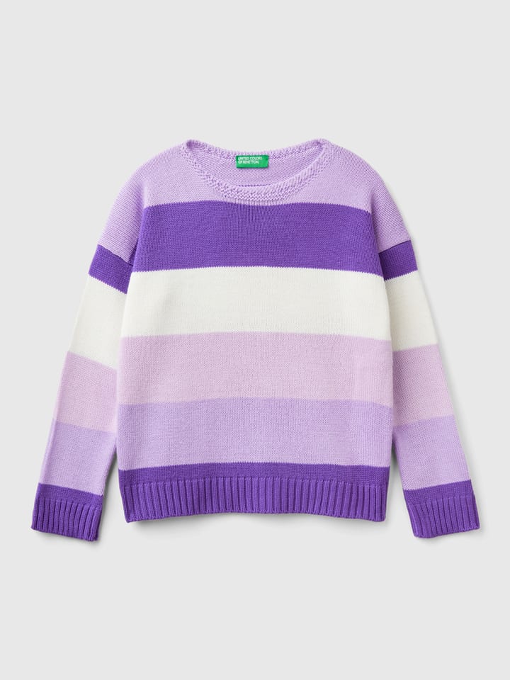 Benetton Sweter w kolorze fioletowym rozmiar: 130