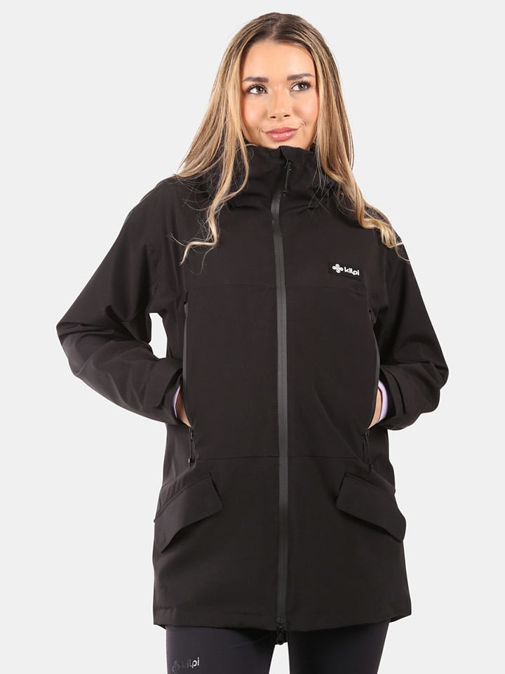 Kilpi Płaszcz funkcyjny "Ayra" w kolorze czarnym rozmiar: 40