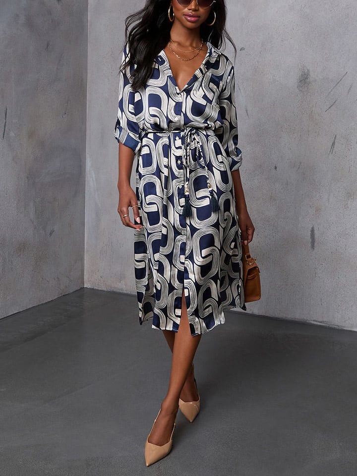 Milan Kiss Sukienka w kolorze granatowym rozmiar: M