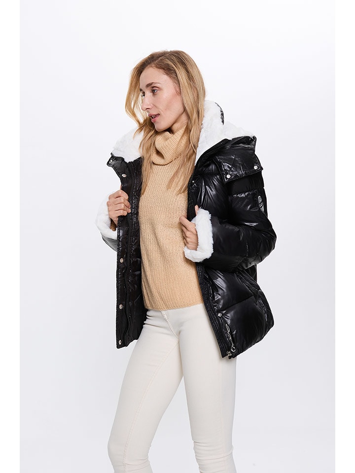 Bébé Kurtka zimowa w kolorze czarnym rozmiar: L