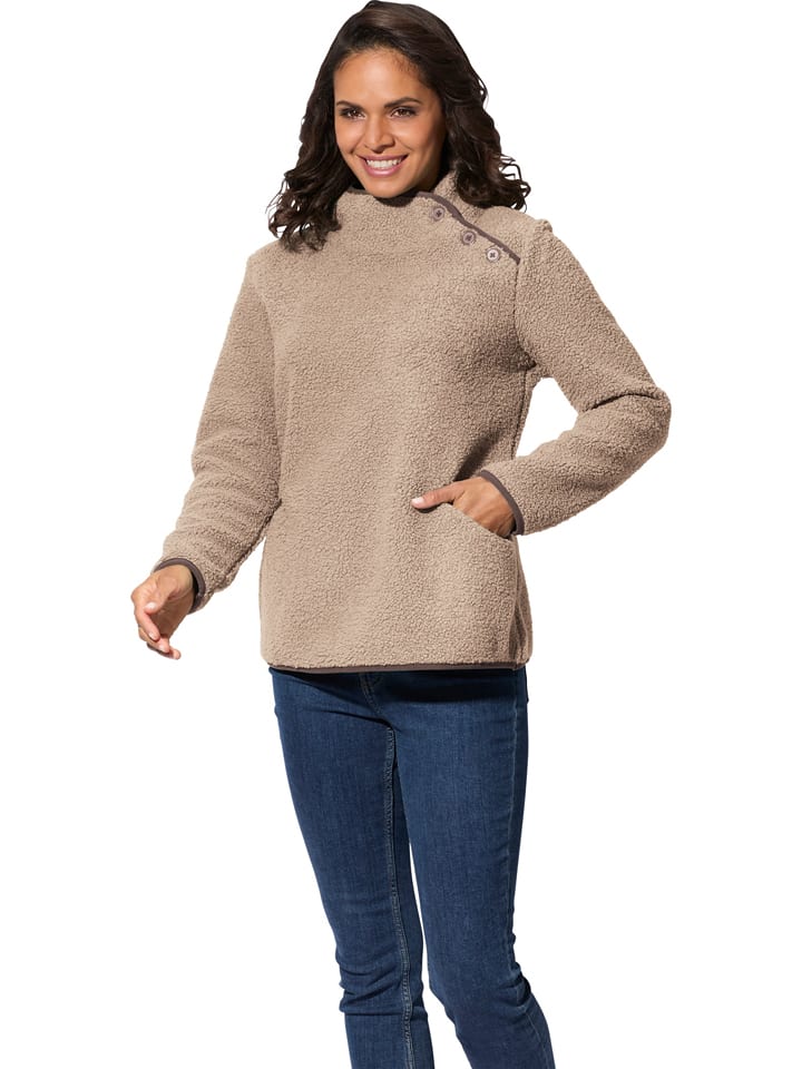 WITT WEIDEN Bluza polarowa w kolorze beżowym rozmiar: 46