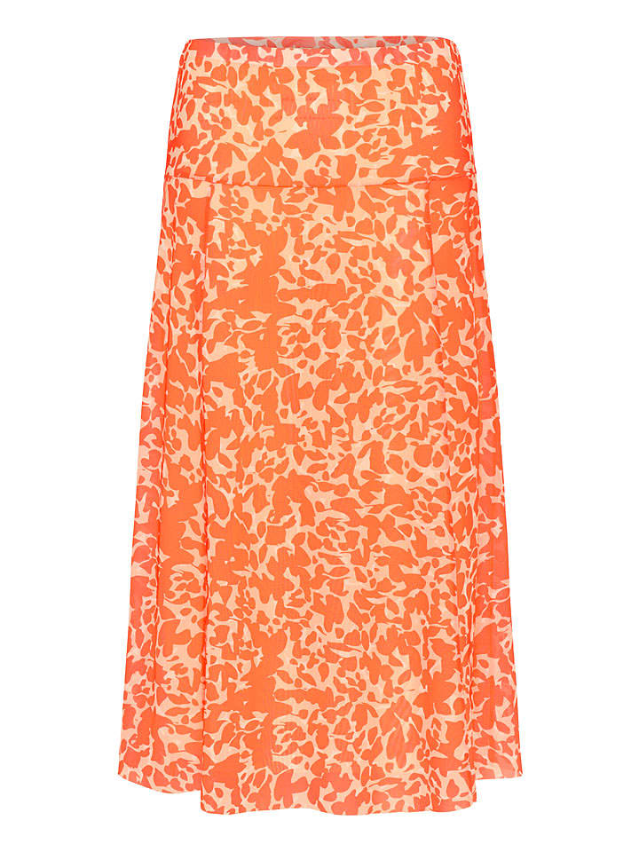 Soaked in Luxury Spódnica "Aldora" w kolorze pomarańczowym rozmiar: L
