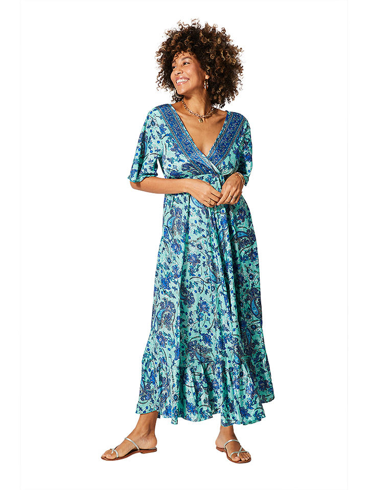 Aller Simplement Sukienka w kolorze turkusowo-niebieskim rozmiar: 34-40