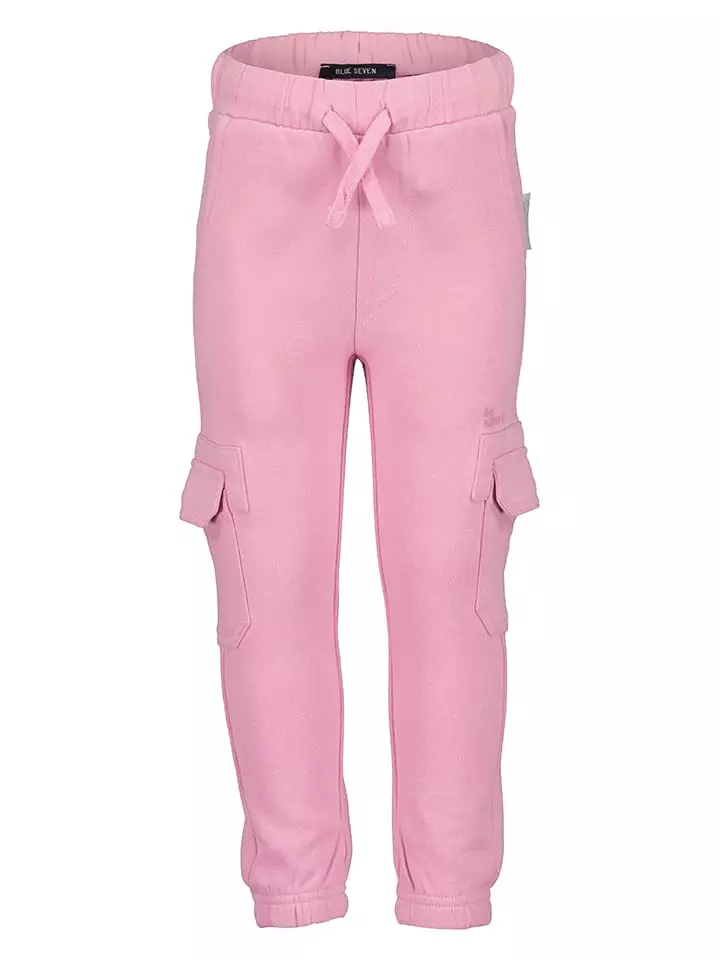 Blue Seven Spodnie dresowe w kolorze jasnoróżowym rozmiar: 116