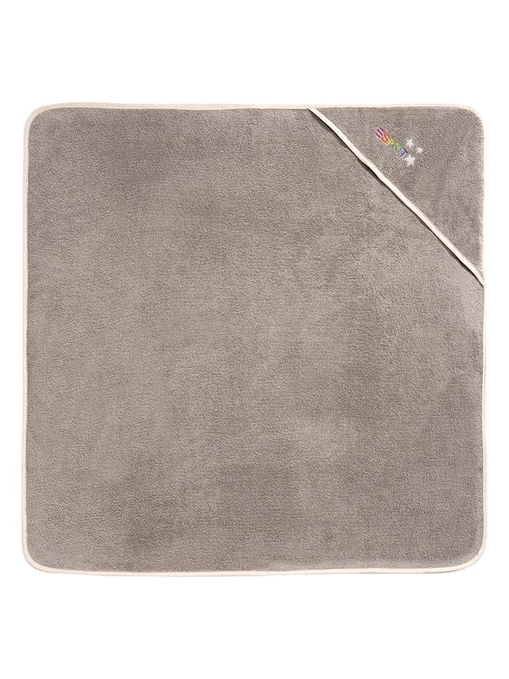 ESPRIT Ręcznik "Stardust" w kolorze szarym z kapturem rozmiar: 100x100 cm