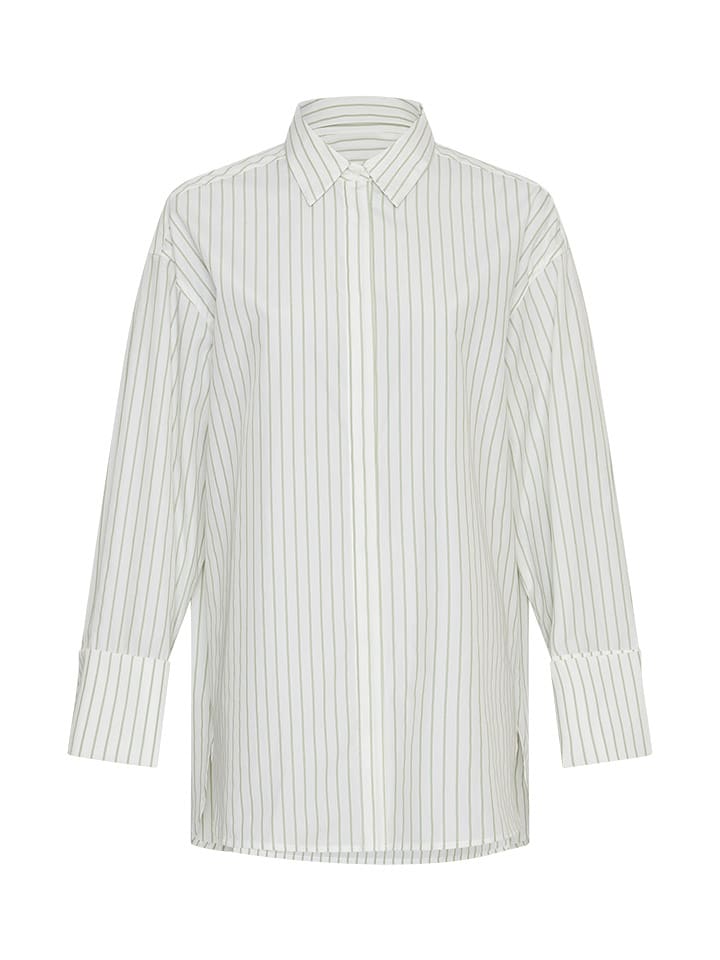 MOSS COPENHAGEN Koszula w kolorze białym rozmiar: M/L