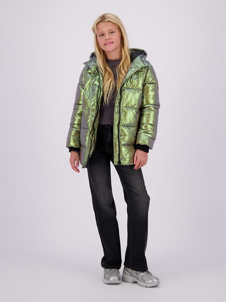 Vingino Kurtka pikowana "Telissa" w kolorze zielonym rozmiar: 116