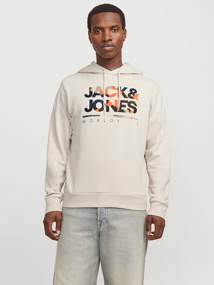 Jack & Jones Bluza "Luke" w kolorze kremowym rozmiar: S