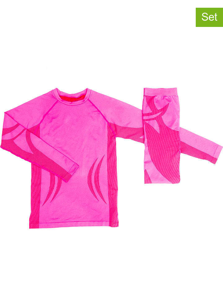 HULABALU 2-częściowy zestaw bielizny funkcyjnej w kolorze różowym rozmiar: 158-170