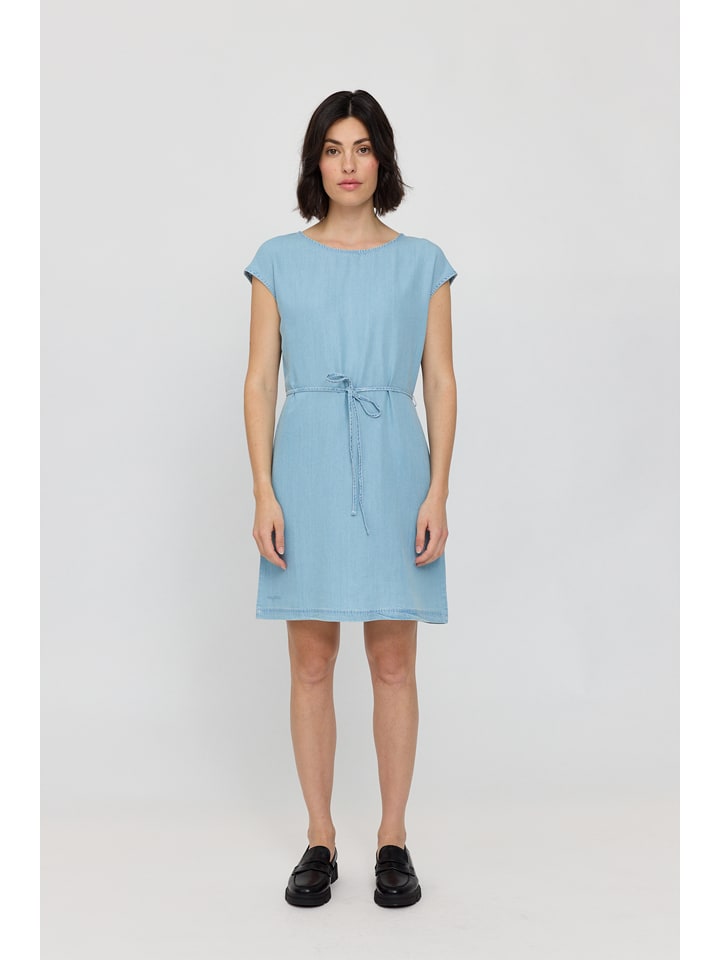 MAZINE Sukienka dżinsowa w kolorze błękitnym rozmiar: S