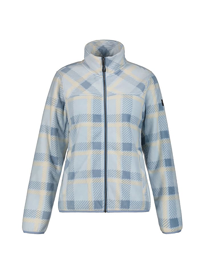 Icepeak Kurtka polarowa "Moulins" w kolorze beżowo-błękitnym rozmiar: XL