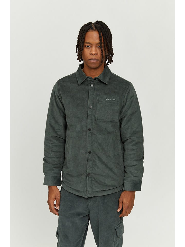 MAZINE Kurtka przejściowa "Lincoln" w kolorze zielonym rozmiar: M